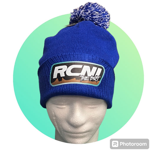 RCNI Blue Bobble Beanie